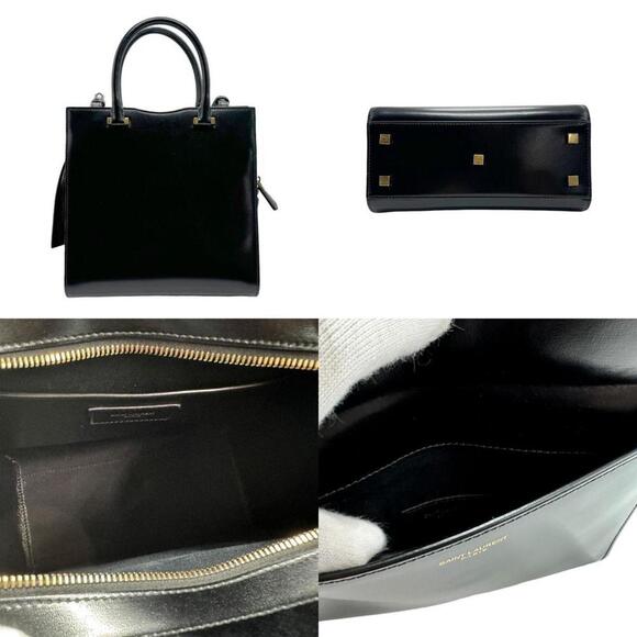 SAINT LAURENT Black Leather Shoulder Bag - Picture 3 of 5